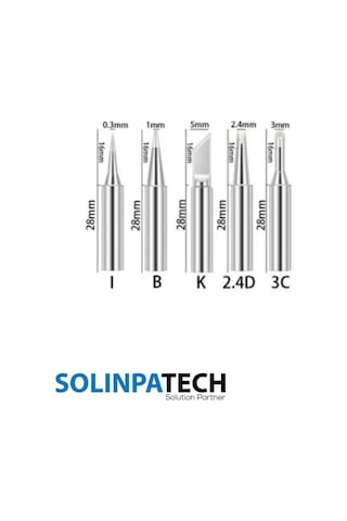 900M-T Serisi 5’li Lehim Ucu Seti – B, I, K, 3C, 2.4D Uç Tipleriyle Her İşleme Uygun