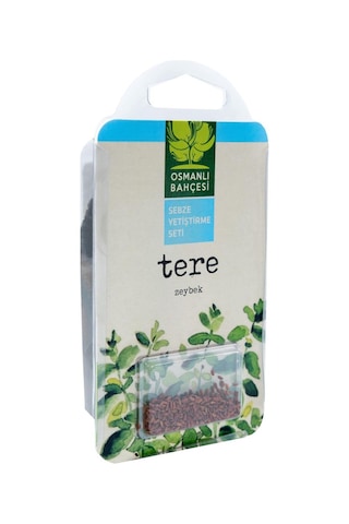 Yerli Tere Tohumu Yetiştirme Seti