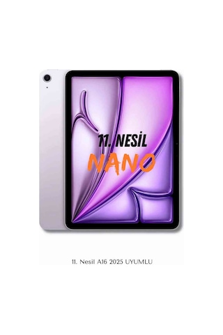 Apple Uyumlu iPad 11. Nesil A16 2025 Blue Nano Ekran Koruyucu Ultra İnce Screen Protector