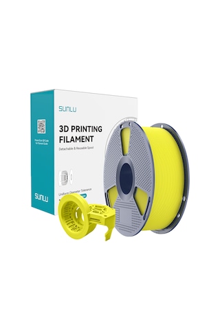 Sunlu Sarı High Speed Mat Petg Filament - 1.75mm - 1 Kg