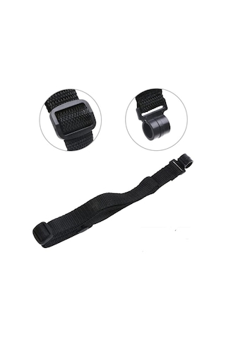 Segah Siyah Kancalı Kayış Dokuma Ukulele Askısı - Concert Soprano