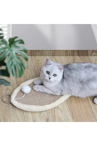 Nursoft Sisal Aşınmaya Dayanıklı Kedi Tırmalama Oyuncağı 34 x 34 CM