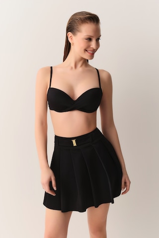 Suwen Önden Bağcıklı Full Dolgulu Bikini Üst Sbn26965012 Siyah