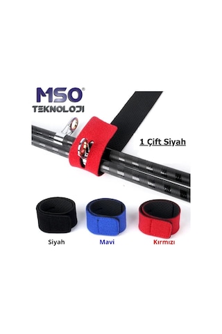 MSO Olta Balıkçılık Kamış Neopren Esnek Strap Bant Bağı