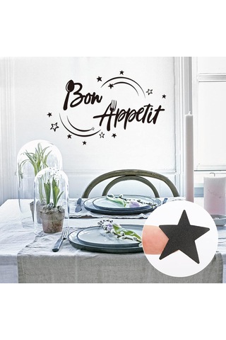 Duvar Çıkartmaları Seti Kendinden Yapışkanlı Fransızca Metin Mutfak Ve Alıntılar Restoran Yemek Odası Dekorasyonu Ev Çıkartması Duvar Stickerı Kendin Yap Boyama Yatak Odası Oturma Odası Çok Renkli