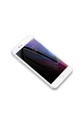 Kuulaa Apple iPhone Uyumlu 6s / 6 Plus 3d Full Privacy Gizlilik Siyah Kırılmaz Cam Ekran Koruyucu Mh-hs0622798892