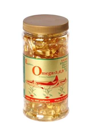Sapphire Omega-3,6,9 Softgel 200 Yumuşak Kapsül