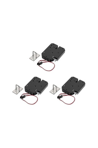 Elektromanyetik Kapı Kilidi 12v 2a 3'lü Paket, 150kg/330lb Kapasite B