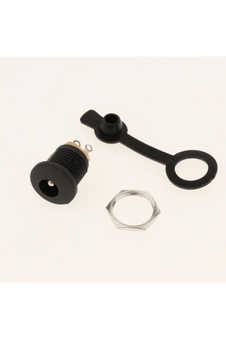 Homyl 10 Adet Dc 5.5x2.5mm Güç Kaynağı Jak Soketi, Toz