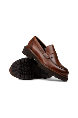 Deery Erkek Hakiki Deri Taba Renkli Loafer Ayakkabı - F6528mtbap01 Taba