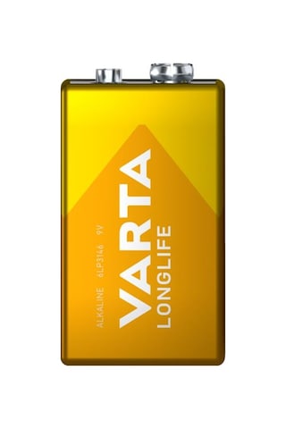 Varta Longlife Power Alkalin 9 Volt Pil Tekli