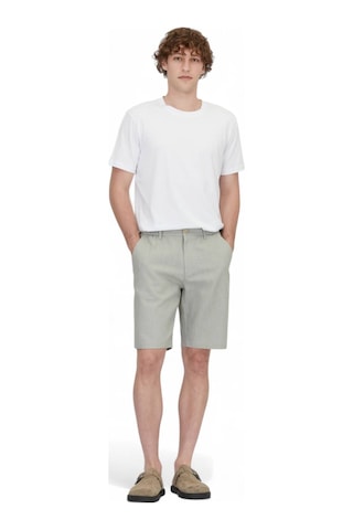 Nil Yeşili Dokuma Jogging Fit Casual Pamuk Karışımlı Bermuda Nil Yeşili