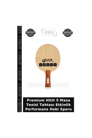 Premium Hitit 5 Masa Tenisi Tahtası Etkinlik Performans Hobi Sporu