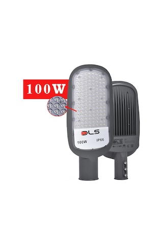 100W Led Yol Sokak Armatür DLS Park Bahçe Çevre Site Bina Dış Mekan Lamba Aydınlatma Ledli Sokak Armatürü ST-GL100 Beyaz