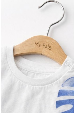 For My Baby Bebek Kısa Tulum Beyaz