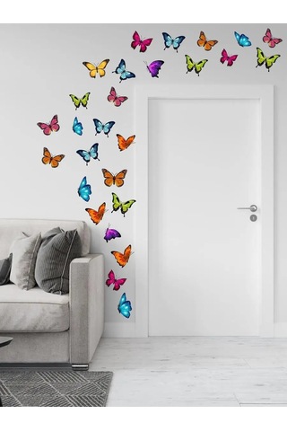 Stiker İç Dekorasyon Duvar Stickerları 141609988 Açık Mavi