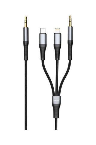 3in1 Aux Jack Adaptör Ac-08
