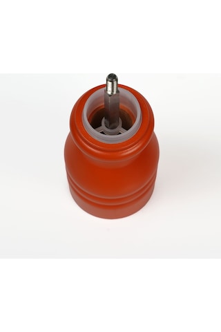 Kiremit Ahşap Tuz Ve Karabiber El Değirmeni Öğütücü Grinder 12 Cm Kiremit