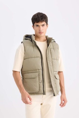 DeFacto Regular Fit Kapüşonlu Fermuarlı Cepli Şişme Yelek D6285AX25SPKH465