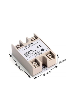 Dancemonkey Rex-c100 Akıllı Pıd Sıcaklık Kontrol Cihazı Seti - Ssr Çıkışlı, 25a Ssr Modülü Ve 1m Kablo