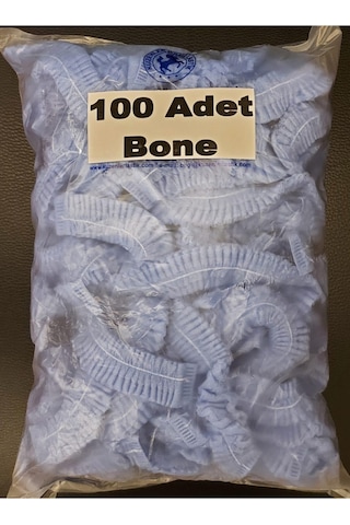 Renktaş Mavi Tela Tek Kullanımlık Bone 100 Lü 100 Lü Mavi Tela Çok Renkli