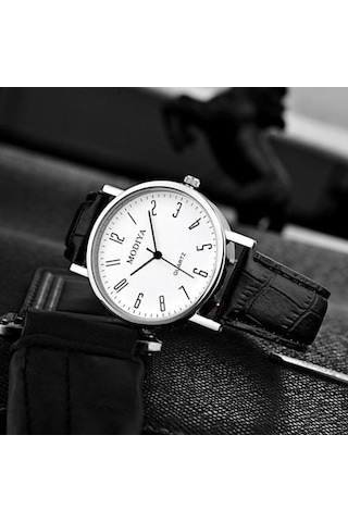 Yingfu Kahverengi Erkekler Saatler Analog Rahat Kuvars İzle Kol Saati, Arkadaşına Hediye Baba C Kahverengi