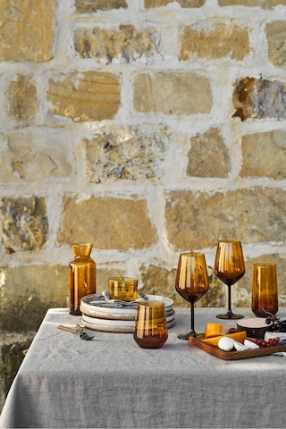 Rakle New Iconic 4'lü Su Bardağı Seti Amber 425 Cc