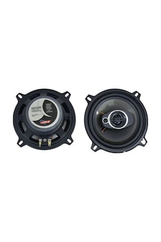 Carub Oto Hoparlör Seti 13cm 5 İnç 300W 3 Yollu Koaksiyel Kapaksız Otomobil Ses Sistemi 2li Takım
