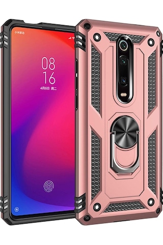 Xiaomi Mi 9T Kilif Zirhli Miknatisli Standli Tank Kapak 398112518