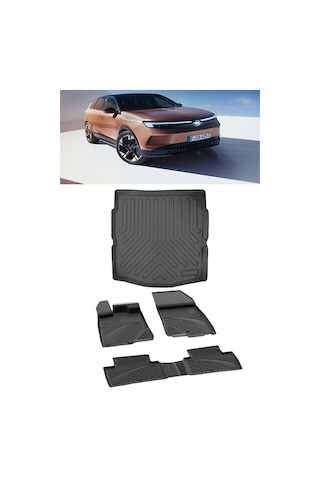 Sahler Opel Grandland Elektrikli 2025 Ve Sonrası 4.5d Paspas 3d Alt Rizline Bagaj Havuzu