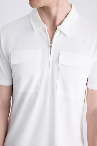 Twn Slim Fit Ekru Düz Modal T-shirt 4ec1459811112 E01