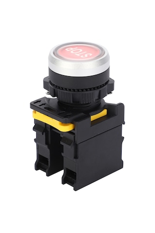 Jeemson Ac220v 10a Su Geçirmez Acil Durdurma Düğmesi - Abs Malzeme, Toz Ve Su Koruma, Yüksek Dayanıklılık