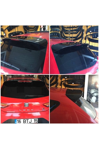 Seat Leon Fr 2013-2019 Spoiler Parlak Siyah Boyalı