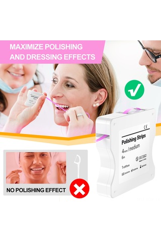 Suofeng Diş Parlatma Şeritleri - 6 Metre Renkli Ve Yüzey Taşlama İçin
