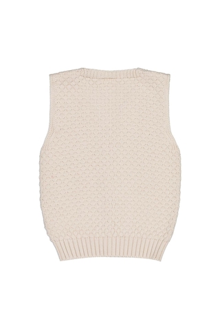 Civil Baby Baklava Desen 6-18 Ay Yelek - Bej Taş Rengi