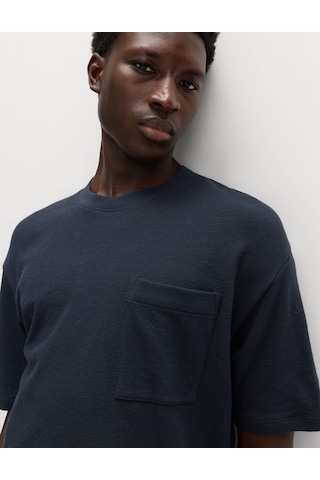 Marks & Spencer Desenli Pijama Takımı T07005234 Lacivert