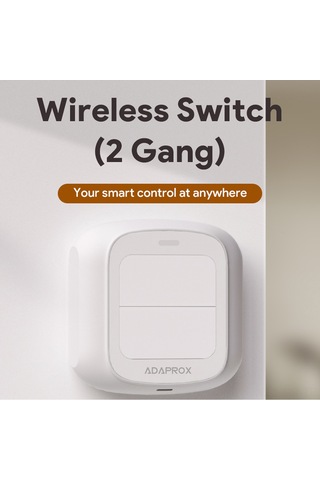 Singree Kablosuz Akıllı Çift Düğmeli Uzaktan Kumanda - Ev Otomasyonu Ve Fingerbot Uyumlu Diğer