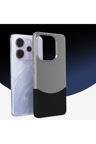 Xiaomi Redmi Note 14 4g Kılıf Mıknatıslı Zore Duble Kapak Lacivert