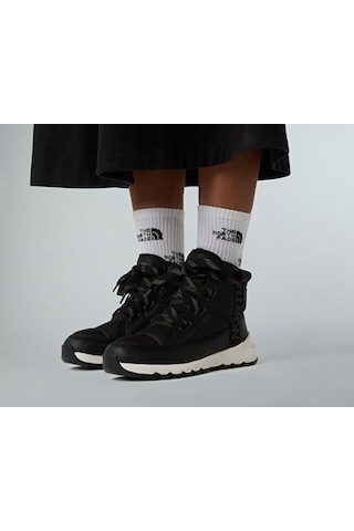 The North Face W Thermoball Lace Up Luxe Wp Kadın Kar Botu Nf0a817wkt01 Siyah Siyah