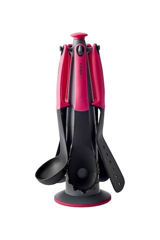 Karaca  Dave Pembe 6 Parça Standlı Servis Seti