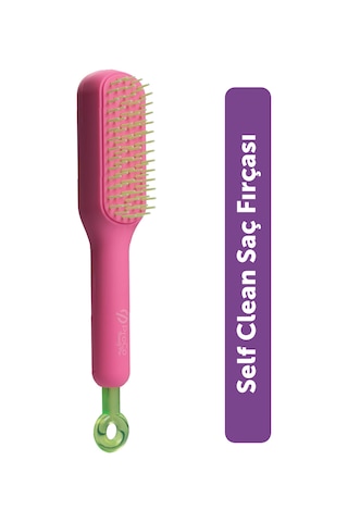 Pro Selfcleanbrush - Saç Açma Tarama Masaj Fırçası- Kendini Temizleyen Saç Fırçası Pembe Pro Selfcleanbrush - Saç Açma Tarama Masaj Fırçası- Kendini Temizleyen Saç Fırçası Pembe