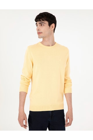 Pierre Cardin Erkek Açık Sarı Kazak /triko 50296575-vr004 Açık Sarı