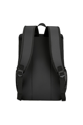 Lemestar Siyah 24l Izole Sıcak/soğuk Tutan Çift Omuzlu Sırt Çantası, Leakproof Oxford Kumaş, Yemeş-kahve Taşıma, Gece Güvenlik Reflektörlü, Kamp-piknik-iş İçin Siyah