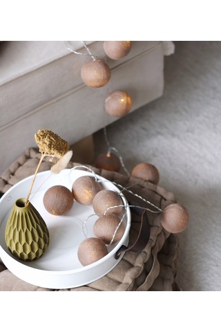 Soft Brownışıklı Top Dekoratif Aydınlatma