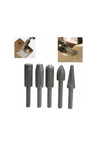 Matkap İçin Eğer Törpü Seti Ahşap Metal İnce Diş Aşındırma Törpü
