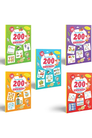 Iq Zeka Gelişimi Için 200 Heyecan Verici 5'Li Etkinlik Seti 522525112