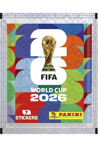 Panini Fıfa World Cup 2026 Sticker Paket 7 Çıkartmalı Dünya Kupası Koleksiyon Stickerı