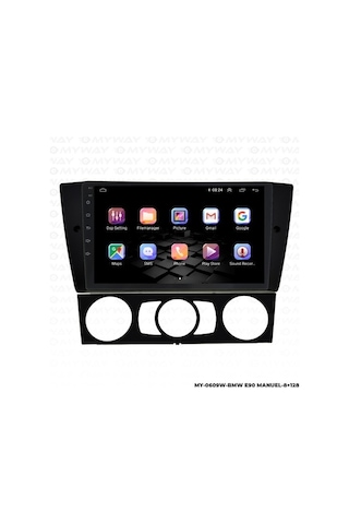 Myway Bmw E90 Android Multimedya Carplay Navigasyon Ekran - 8gb Ram+128 Gb Hdd - Myway
