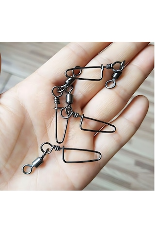 Seoul 30 Adet No:6-14 Kg Çeker,nikel Kaplamalı Klipsli Fırdöndü