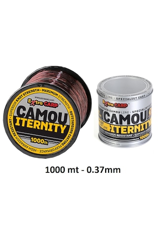 Extra Carp Camou İternity 1000mt 0.37mm Sazan Misinası